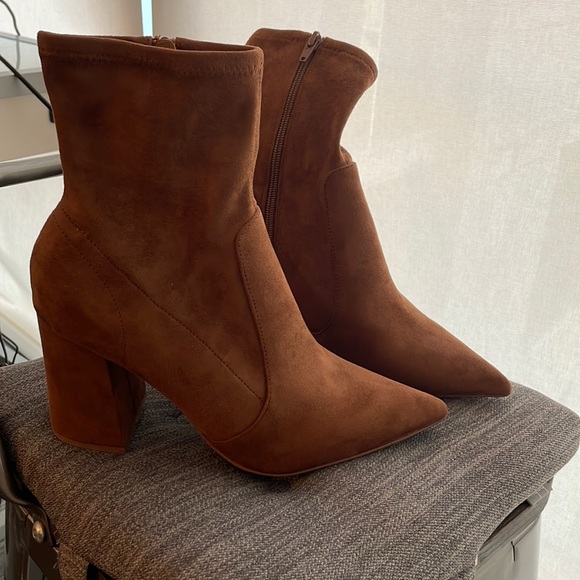 Nwob Steve Madden Hayes Block Heel Boot 